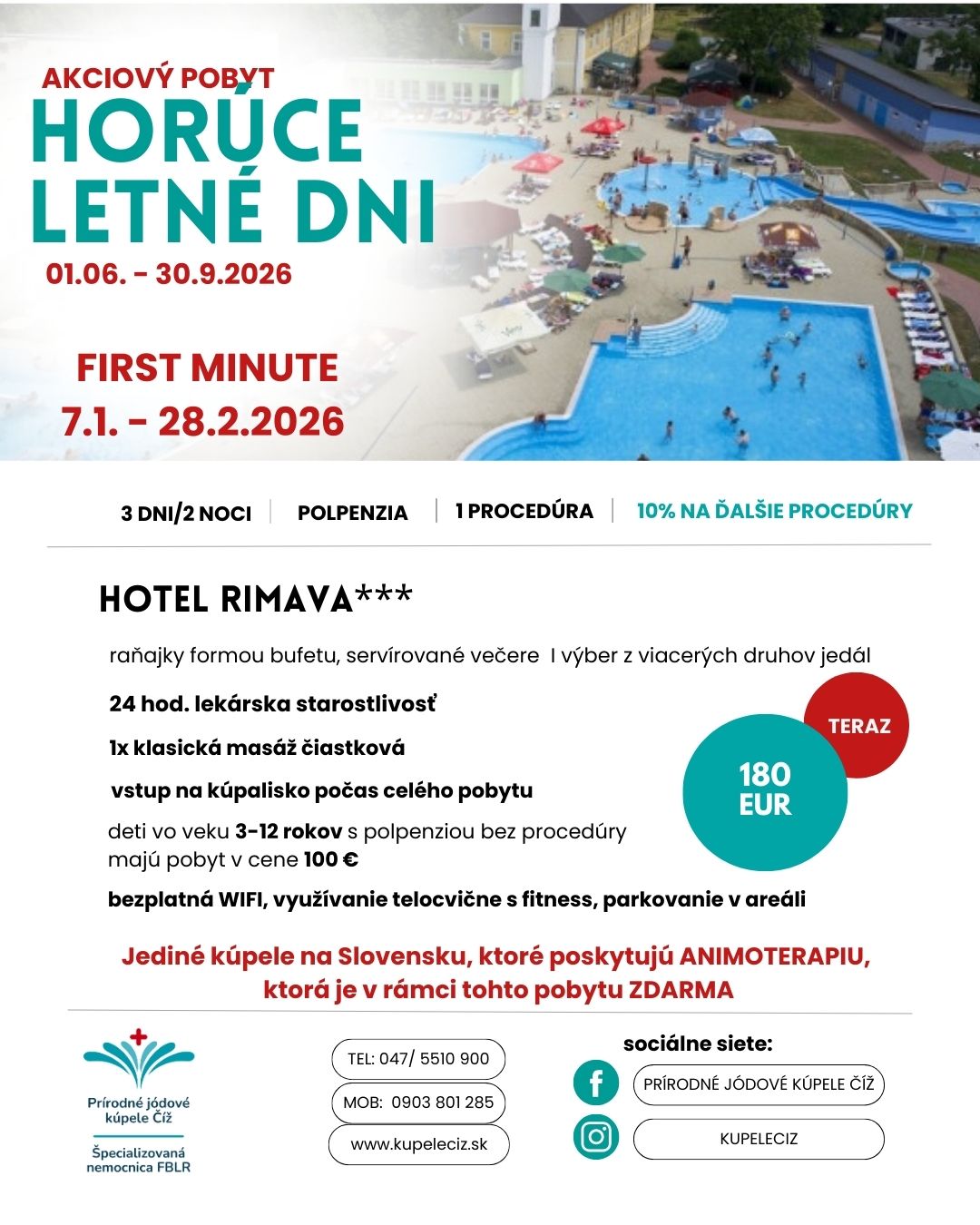 Letný First Minute pobyt